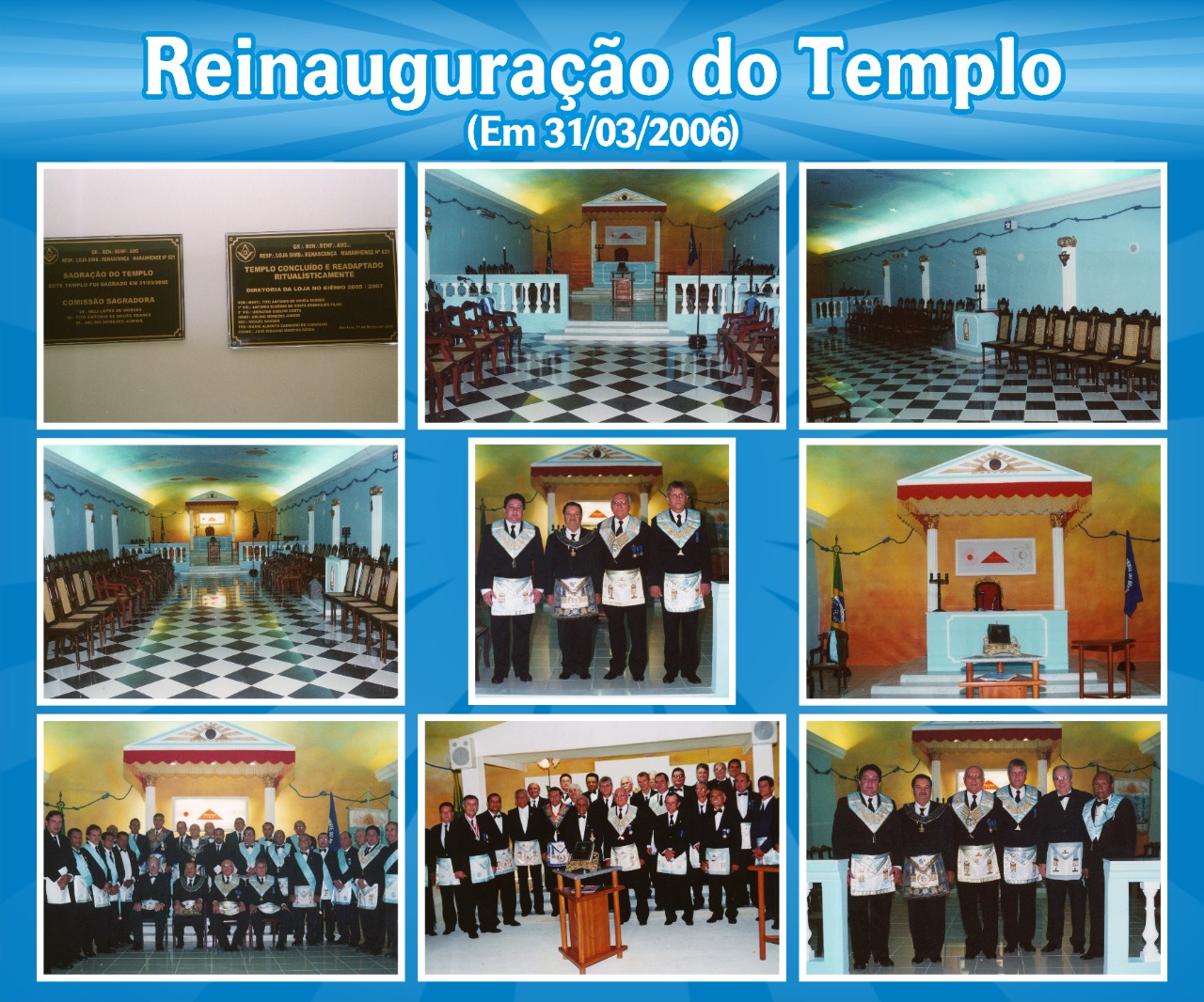 Registros fotográficos da Loja
