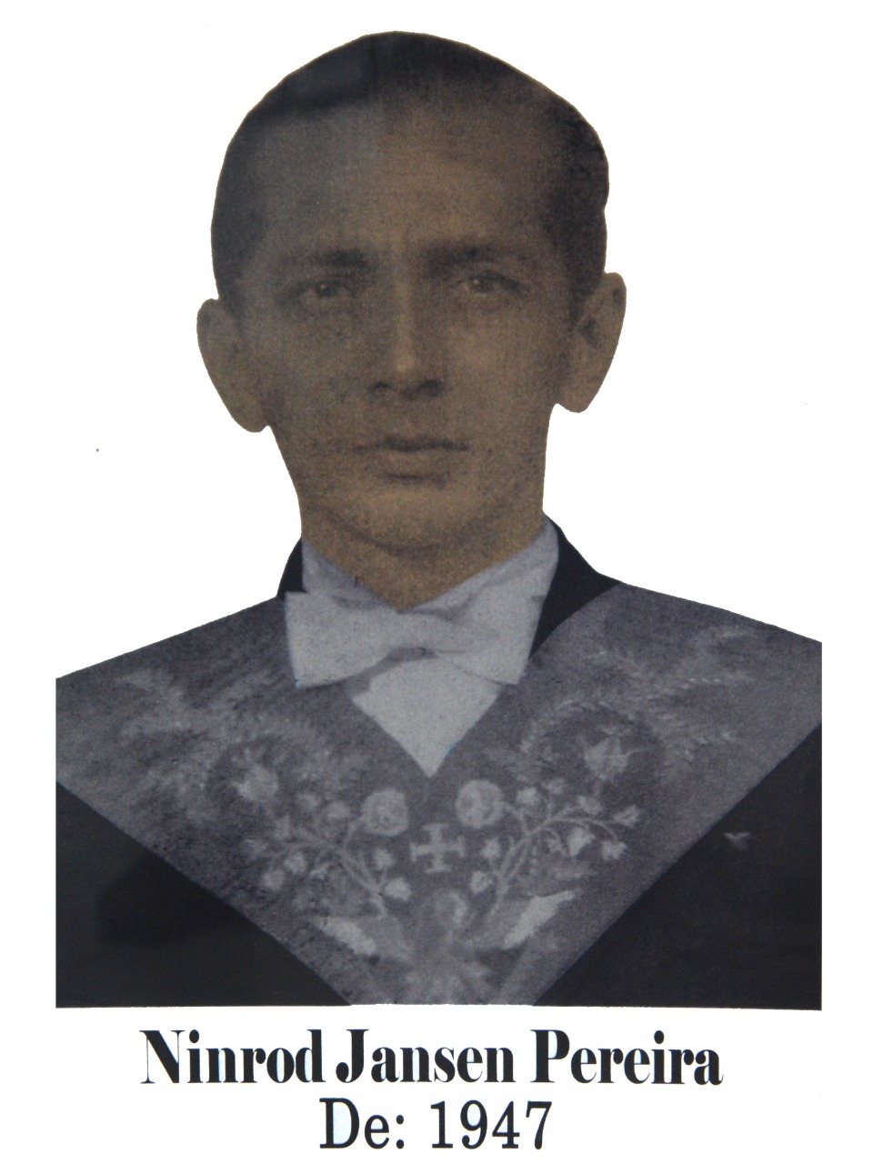 Retrato de Venerável Mestre da Loja Renascença Maranhense