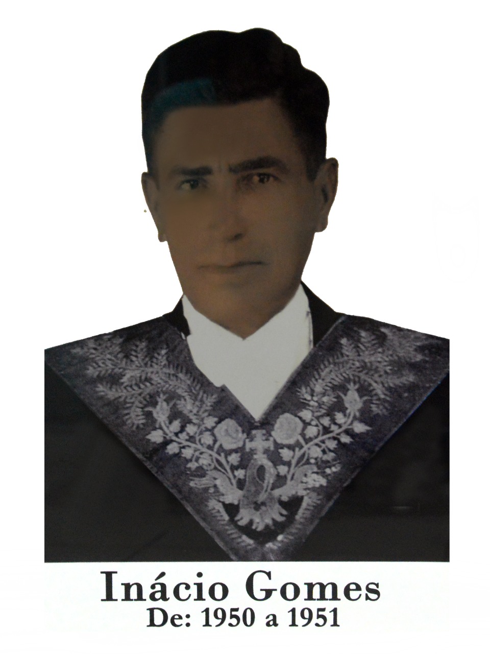 Retrato de Venerável Mestre da Loja Renascença Maranhense